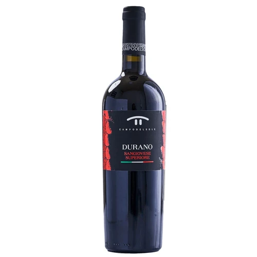 Campodelsole Durano Romagna DOP Superiore 750ml Vinho Italiano
