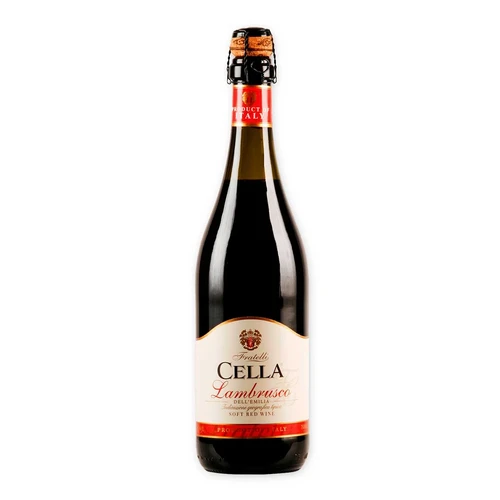 Cella Lambrusco Dell'Emilia Rosso IGT Vinho Italiano