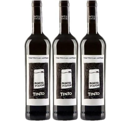 Box 3 Garrafas Pequeno Pintor Tinto 750ml By Monte Do Pintor