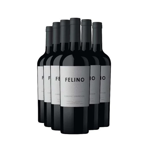 Box 6 Garrafas Viña Cobos Felino Cabernet Sauvignon 750ml