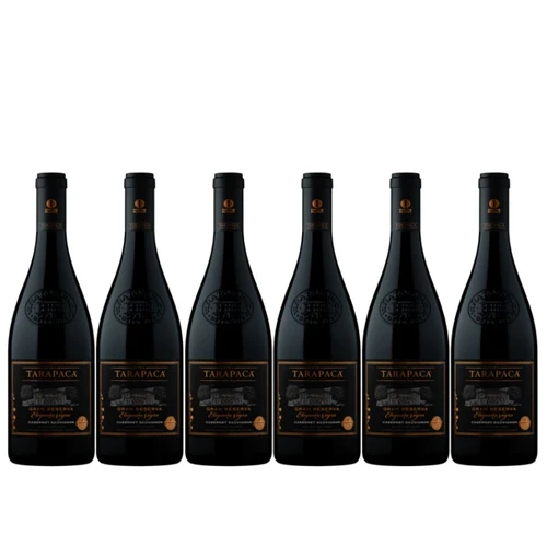 Caixa Tarapacá Gran Reserva Etiqueta Negra Cabernet Sauvignon 6 Gfs 75