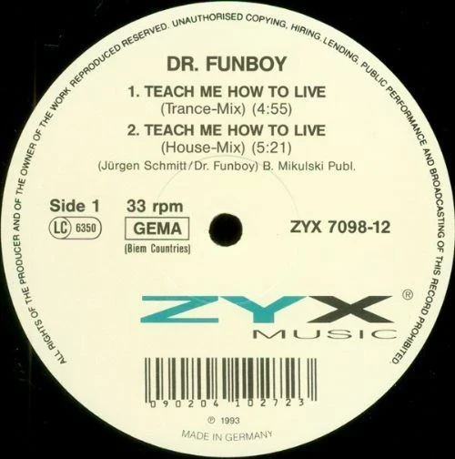 Dr Funboy - Teach Me How To Live