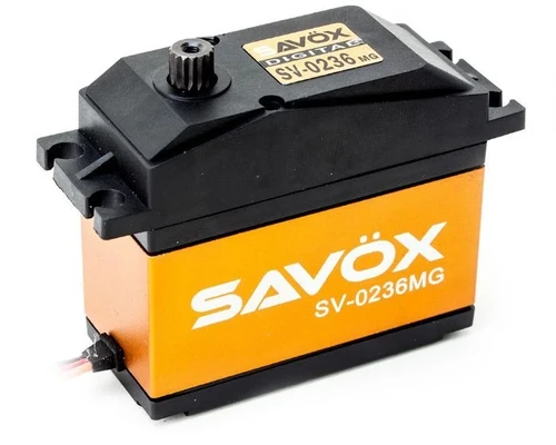 SERVO DIGITAL SAVOX SV - 0236 MG 74V HV 40KG 017s - Automodelo