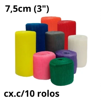 Atadura Gessada Sintética Hygia Cast 7,5cm X 3,6m C-10 Rolos