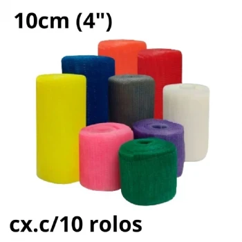 Atadura Gessada Sintética Hygia Cast 10cm X 3,6m C-10 Rolos