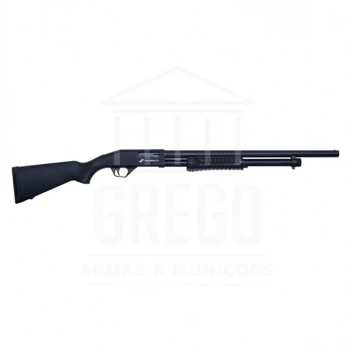 Espingarda CBC Pump Military 30 Coronha Fixa Calibre 12 Cano 24 Sem Ac