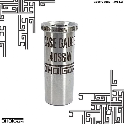 Case Gauge - Cromo - Gabarito Shot Gun - 40 SeW