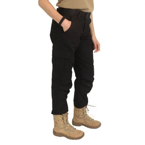 Calça Tática Cargo Feminina - Rip Stop Preta - Atack