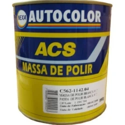 Massa De Polir ACS N°2 Branca Auto Color